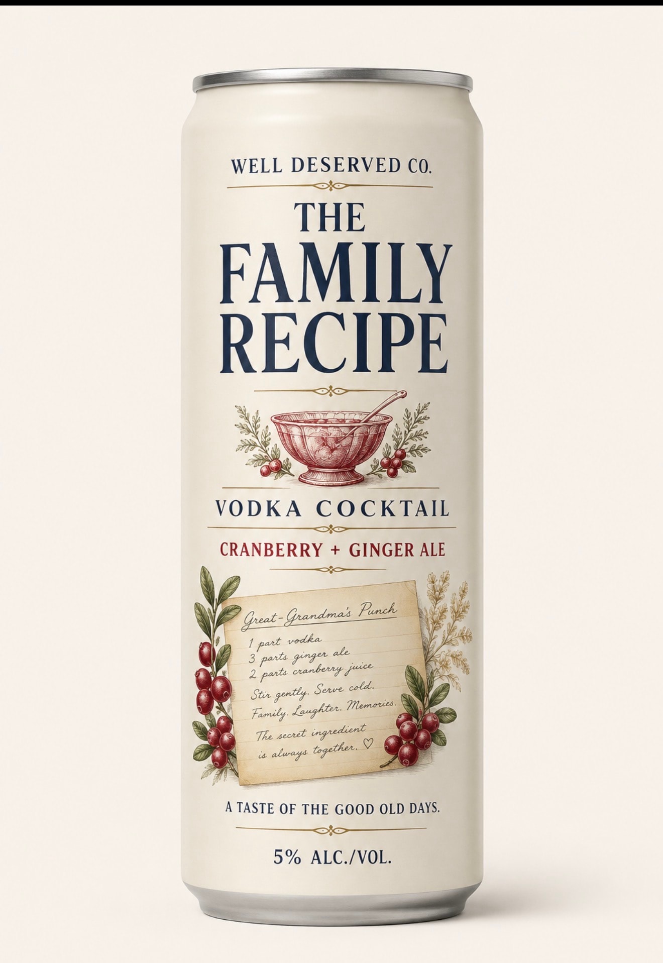 The Family Recipe canned cocktail